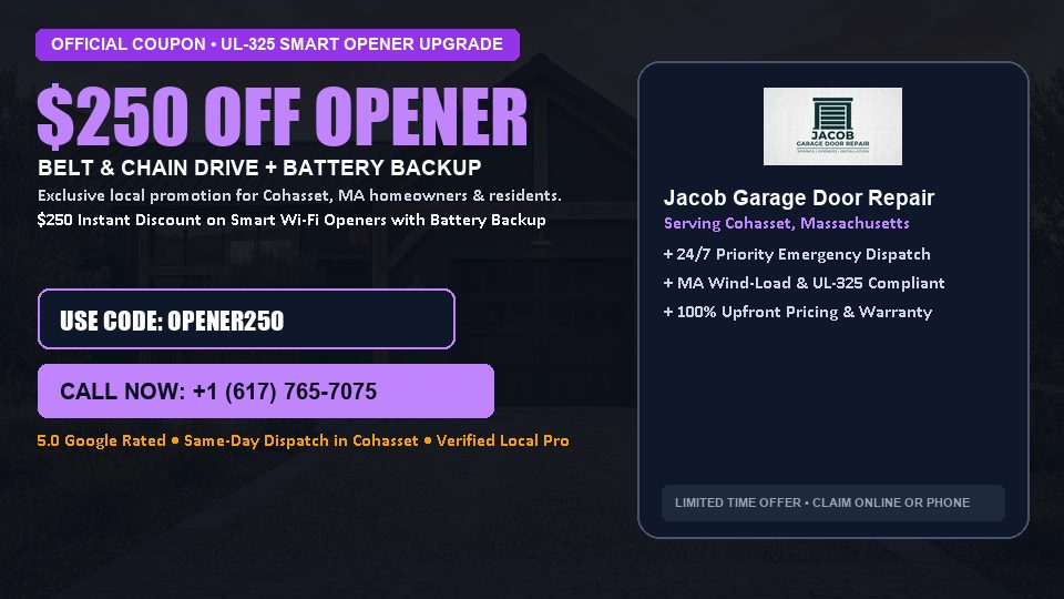 Jacob Garage Door Repair $250 OFF Premium LiftMaster Opener Installation