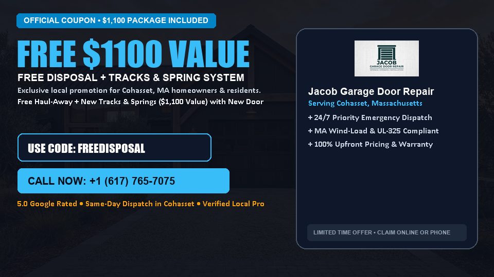 Jacob Garage Door Repair FREE Haul-Away & Heavy-Duty Tracks with New Door